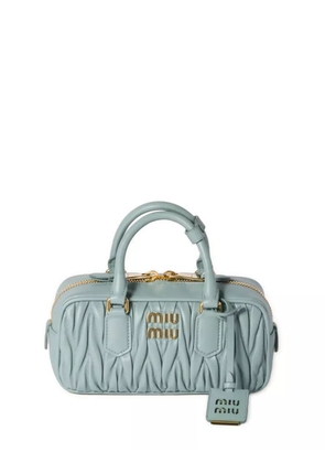 Miu Miu Arcadie matelassé tote bag - Green