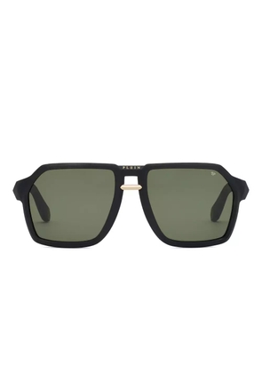 Philipp Plein Eyewear geometric-frame sunglasses - Black