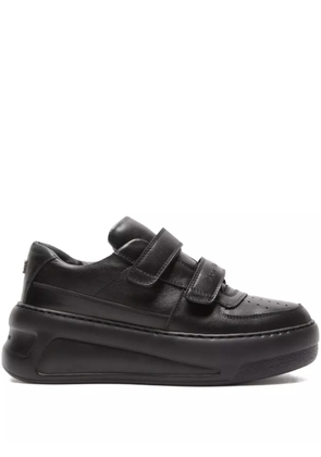 Acne Studios touch-strap platform sneakers - Black