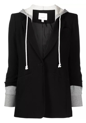 Cinq A Sept single-breasted drawstring blazer - Black