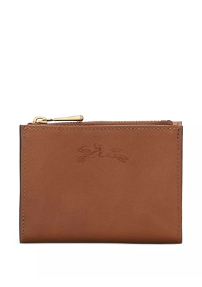 Longchamp Épure leather zip wallet - Brown