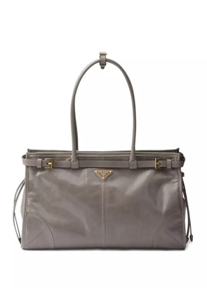Prada large Bonnie tote bag - Grey