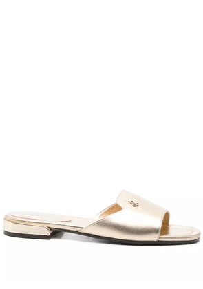 Jimmy Choo Dina slides - Gold