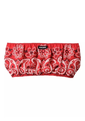 Miu Miu bandana-print top - Red