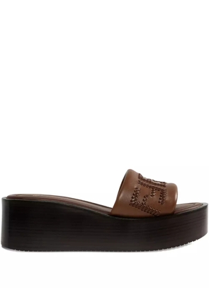 FENDI 60mm Sunshine slides - Brown