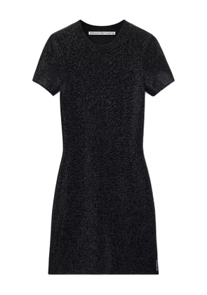 Alexander Wang crew-neck mini dress - Black
