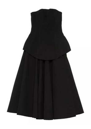 Solace London Ada strapless midi dress - Black