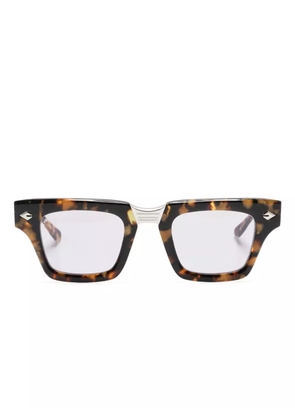 T Henri Eyewear square-frame tinted sunglasses - Brown