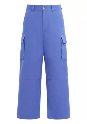 Marni cargo pockets cotton trousers - Blue