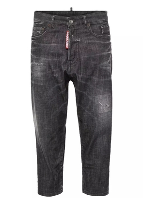 DSQUARED2 low-rise cropped jeans - Black