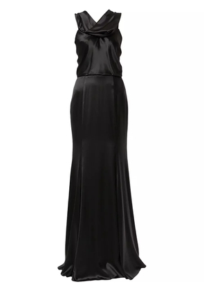 Dolce & Gabbana satin evening gown - Black