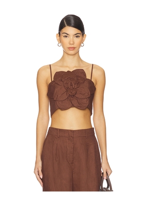 Yumi Kim Sahara Top in Brown. Size L. Also in S, XL.