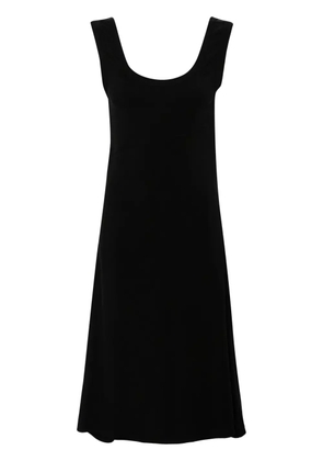 Jil Sander scoop-neck midi dress - Black