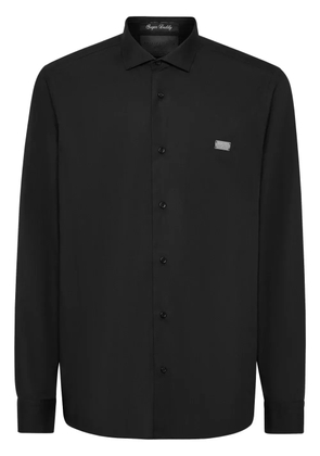 Philipp Plein skull-embellished shirt - Black