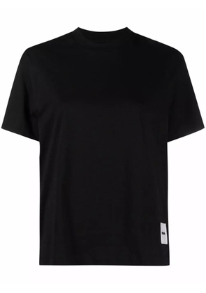 Jil Sander logo-patch cotton T-shirt - Black
