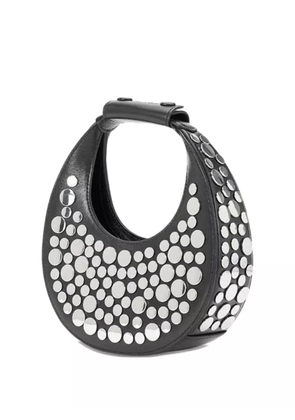 STAUD Goodnight Moon studded shoulder bag - Black