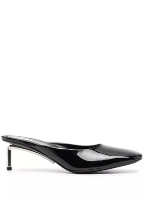 Off-White Allen square toe mules - Black