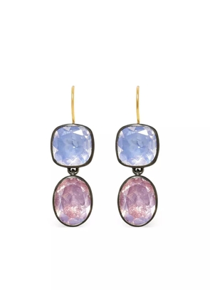 Larkspur & Hawk Luzia Cushion Oval earrings - Silver
