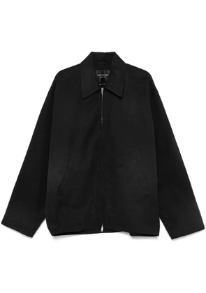 Balenciaga logo-embroidered jacket - Black