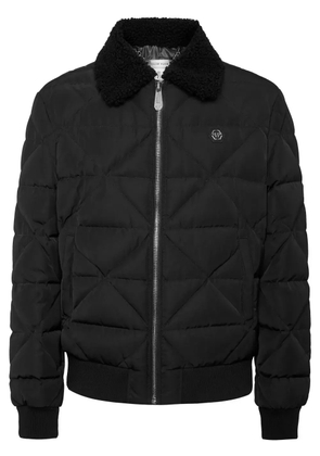 Philipp Plein shearling padded jacket - Black