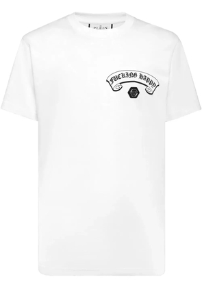 Philipp Plein text-print T-shirt - White