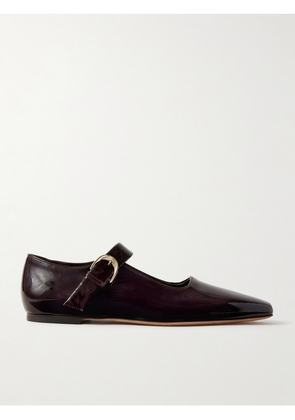 Emme Parsons - Tramonto Patent-leather Mary Jane Ballet Flats - Burgundy - IT36,IT37,IT38,IT39,IT40,IT41,IT42