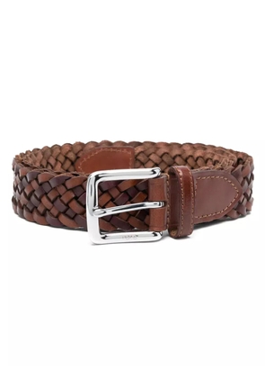 Polo Ralph Lauren Polo Pony braided leather belt - Brown