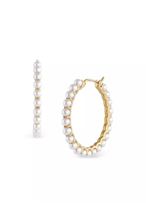 Baggins pearl hoop earrings - Neutrals