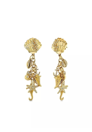 Sydney Evan 14K yellow gold Sea Life earrings
