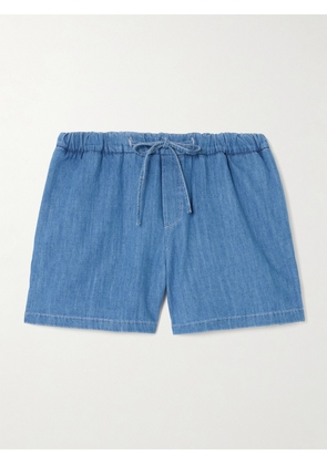 Gucci - Cotton-chambray Shorts - Blue - IT36,IT38,IT40,IT42,IT44,IT48