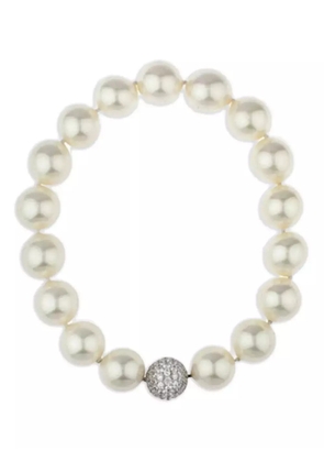 Fantasia by Deserio pearl clasp necklace - Silver