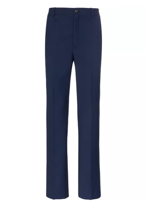 Balenciaga Straight Leg Tailored Trousers - Blue