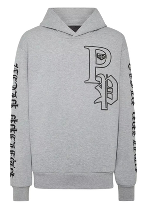 Philipp Plein Gothic Plein hoodie - Grey