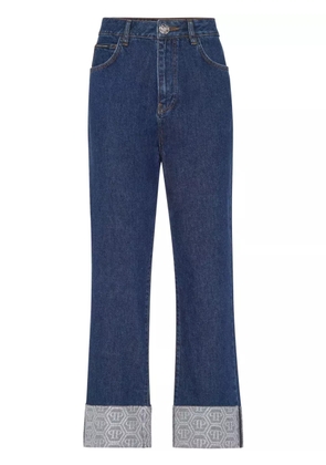 Philipp Plein monogram loose-fit jeans - Blue