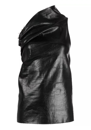 Rick Owens Athena one-shoulder top - Black