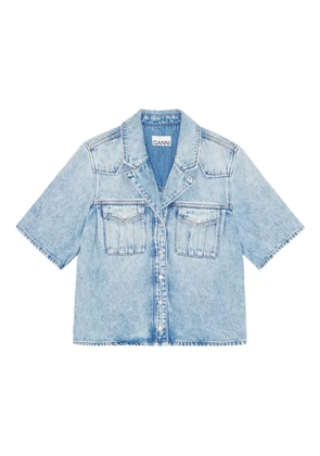 GANNI denim shirt - Blue
