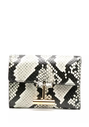 TOM FORD snakeskin-effect wallet - Black