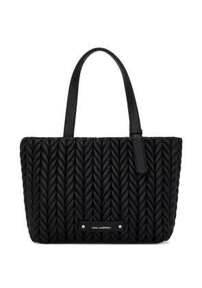 Karl Lagerfeld medium K/Weave tote bag - Black