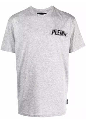 Philipp Plein Plein Star logo print T-shirt - Grey