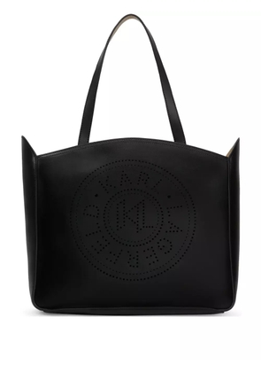 Karl Lagerfeld medium K/Circle zip tote bag - Black