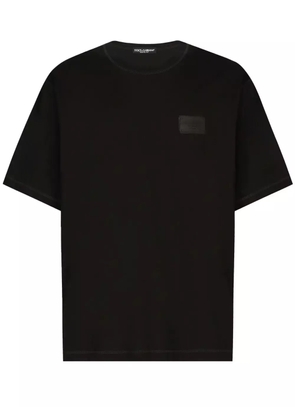 Dolce & Gabbana branded-tag cotton T-shirt - Black