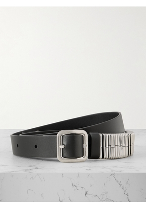 Jil Sander - Leather And Silver-tone Belt - Black - One size