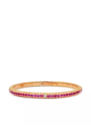 ZYDO 18K rose gold diamond and sapphire bracelet - Pink