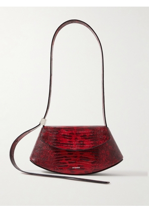 Jil Sander - Small Leather Shoulder Bag - Red - One size