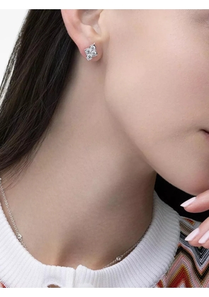 Piranesi 18kt white gold Cluster Diamond earrings - Silver