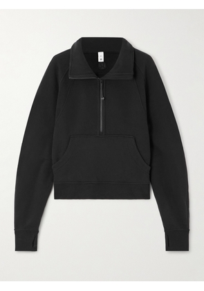 lululemon - Scuba Half-zip Cotton-blend Hoodie - Black - M/L,XL/XXL
