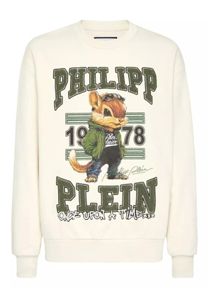 Philipp Plein crew-neck sweatshirt - Neutrals