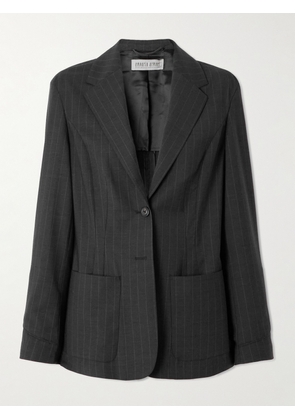 Our Legacy - + Emporio Armani Icona Striped Wool Blazer - Gray - FR 36,FR 38,FR 40