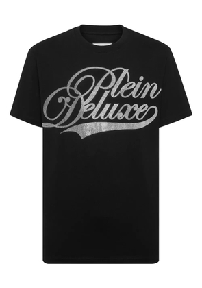 Philipp Plein script-logo cotton T-shirt - Black