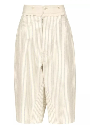Maison Margiela striped shorts - Neutrals
